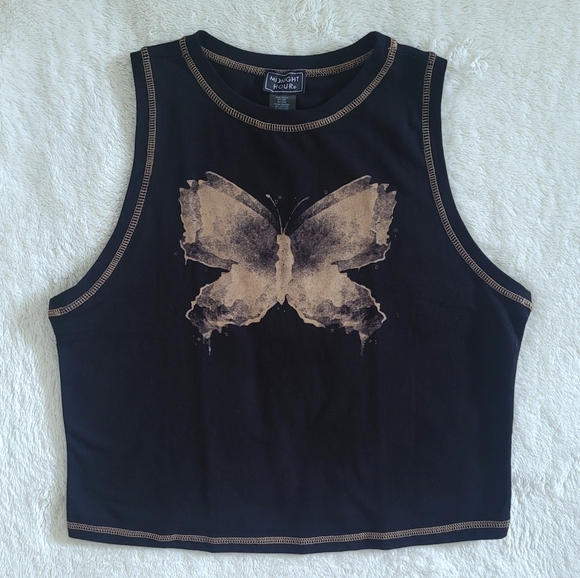 Midnight Hour Tops - Midnight Hour🕛 Melting Butterfly🦋 Muscle💪Tank Top - NWT